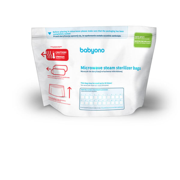 Σακουλάκια Αποστείρωσης BabyOno Μικροκυμάτων BN1038