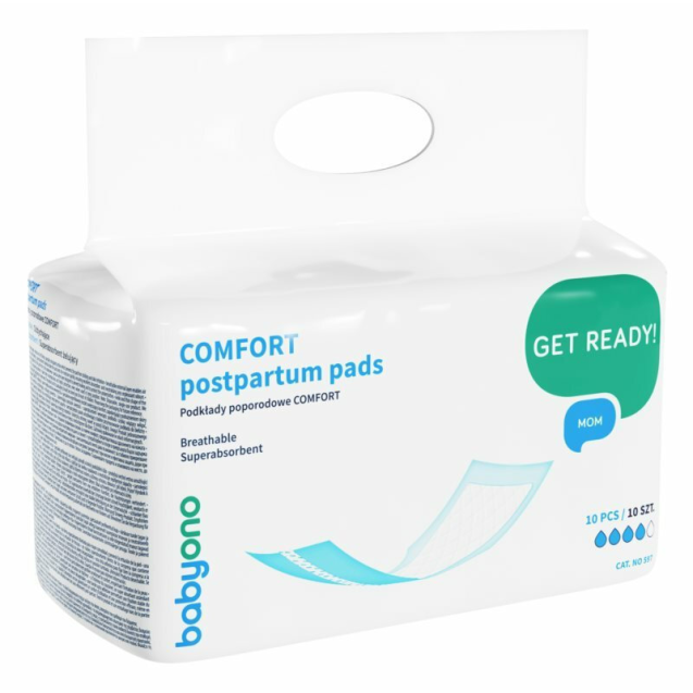 Σερβιέτες Λοχείας BabyOno Comfort 10τεμ BN597