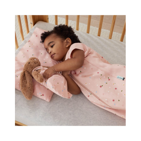 Βρεφικό Μαξιλάρι και Μαξιλαροθήκη από Οργανικό Βαμβάκι Daisies ErgoPouch BR77874