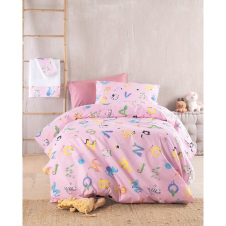 LETTERLAND ΡΟΖ - ΣΕΤ ΣΕΝΤΟΝΙΑ ΠΑΙΔΙΚΑ 3 ΤΕΜ - ΗΜΙΔΙΠΛΟ (160X260)-49992-0000