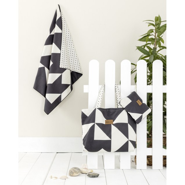 Nεσεσέρ Θαλάσσης Nima Abstract Λευκό, Μαύρο 25x17