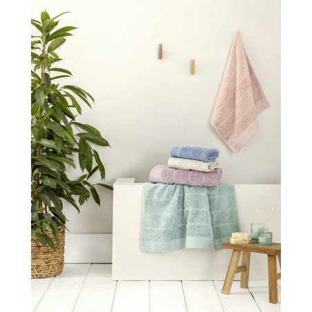 Σετ Πετσέτες 3 Τεμαχίων Nima Essence Light Beige Μπεζ, Εκρου 30x50,50x90,70x140