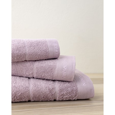 Σετ Πετσέτες 3 Τεμαχίων Nima Essence Lilac Λιλά, Μωβ 30x50,50x90,70x140