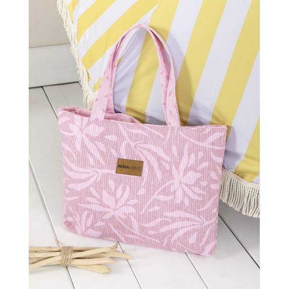 Τσάντα Θαλάσσης Nima Kiui Ροζ, Λιλά 37x54