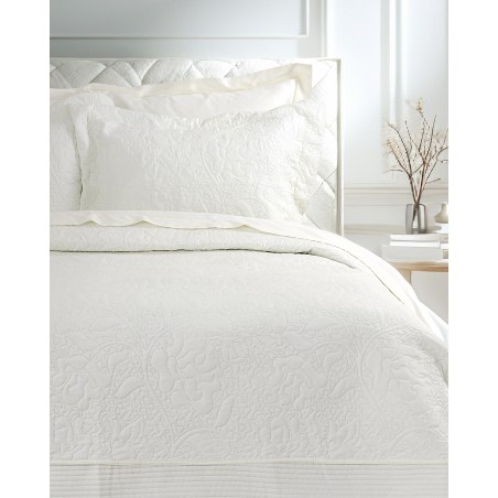 Σετ Κουβερλί King Size 3 Τεμαχίων Nima Heather Ivory Εκρού 240x260