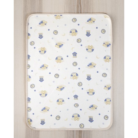 Σετ Σελτεδάκια Nima Tutti & Frutti Εκρού, Μπλε 55x75