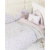 Κουβερλί Κούνιας Nima Loulou Ροζ, Λιλά 120x170