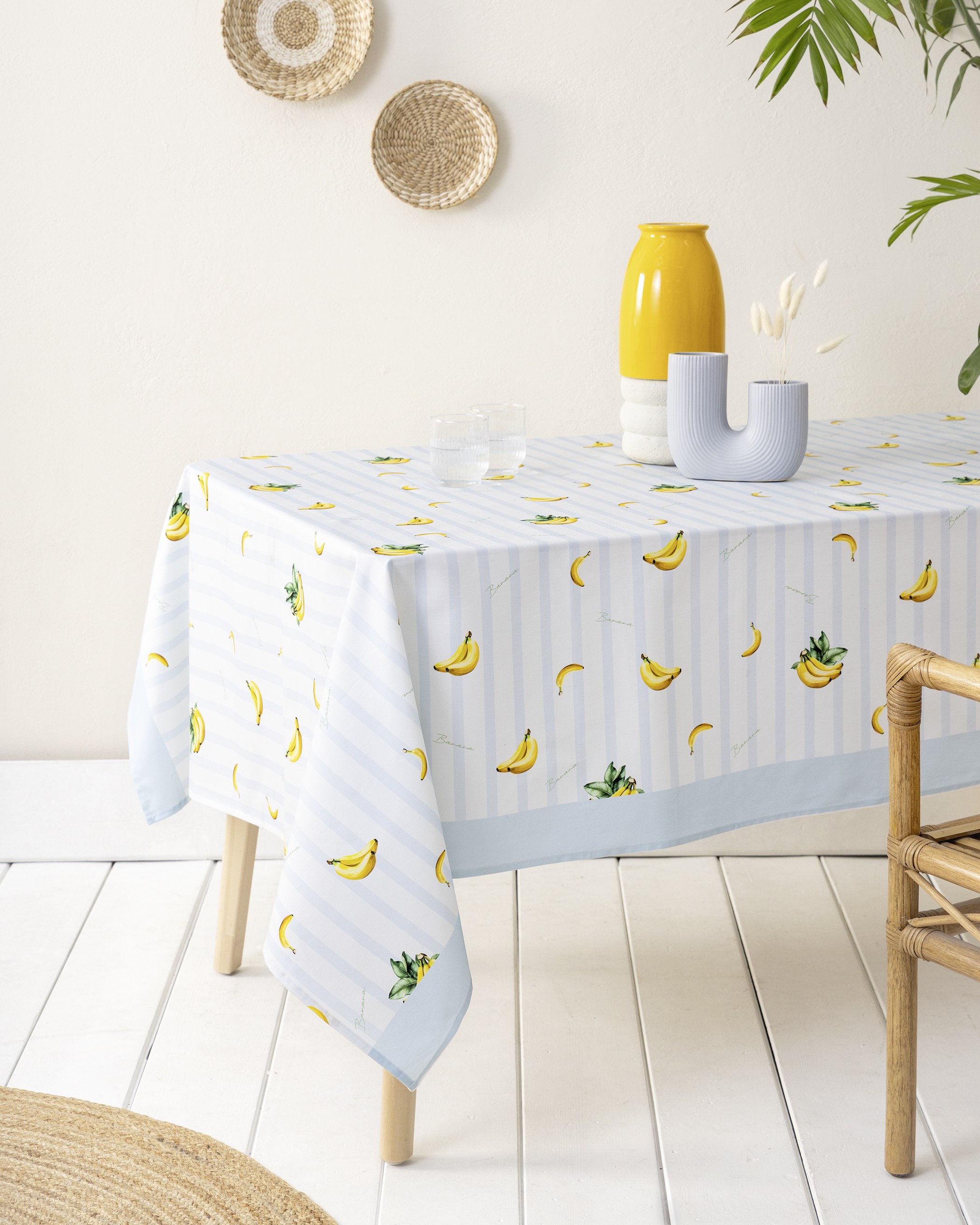 Τραπεζομάντηλο Nima Banana Σιέλ, Κίτρινο 140x140