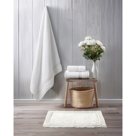 Σετ Πετσέτες 3 Τεμαχίων Nima Aveline White Λευκό 30x50,50x90,70x140