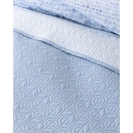 Κουβερλί King Size Nima Orion Sky Blue / Light Blue Μπλε, Σιέλ, Τιρκουάζ 240x260