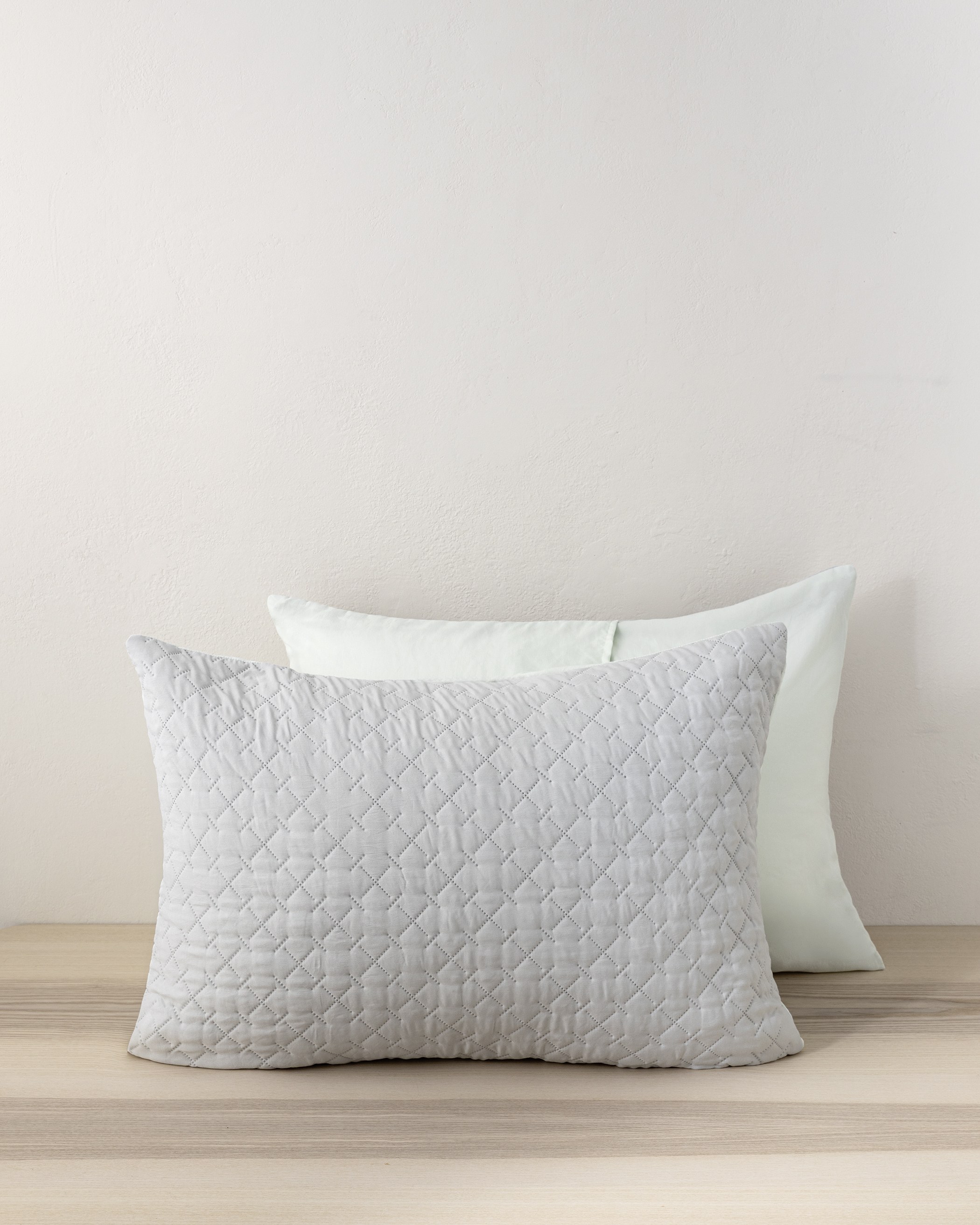 Σετ Μαξιλαροθήκες 2 Τεμαχίων Nima Arden Gray / Mint Γκρι, Μέντα, Πράσινο 52x72