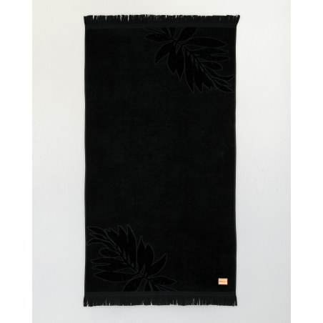 Πετσέτα Θαλάσσης Nima Divine Jacquard Μαύρο 90x160