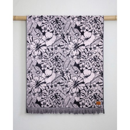Πετσέτα Θαλάσσης Nima Hawaii Jacquard Ροζ, Μαύρο 90x160
