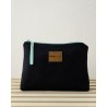 Nεσεσέρ Θαλάσσης Nima Riva Black / Emerald Μαύρο, Μέντα 25x17