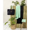 Nεσεσέρ Θαλάσσης Nima Riva Black / Emerald Μαύρο, Μέντα 25x17