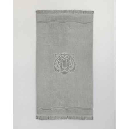 Πετσέτα Θαλάσσης Nima Keya Jacquard Γκρι 90x160