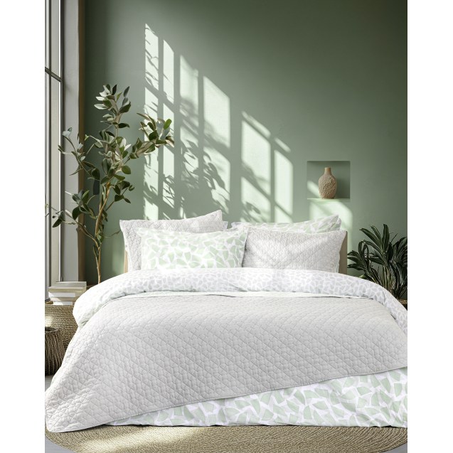 Κουβερλί Μονό Nima Arden Gray / Mint Γκρι,...