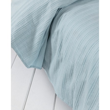 Παιδική Κουβέρτα Πικέ Μονή Nima Dune Blue Σιέλ, Μπλε 160x240