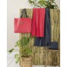 Τσάντα Θαλάσσης Nima Riva Vivid Pink / Dark Gray Κόκκινο, Γκρι 37x54