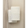 Σετ Πετσέτες 2 Τεμαχίων Nima Amara Ivory Εκρού 30x50,30x50