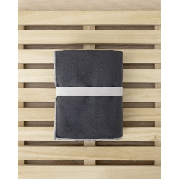 Πετσέτα Θαλάσσης Nima Riva Dark Gray Γκρι 75x150