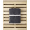 Πετσέτα Θαλάσσης Nima Riva Dark Gray Γκρι 75x150