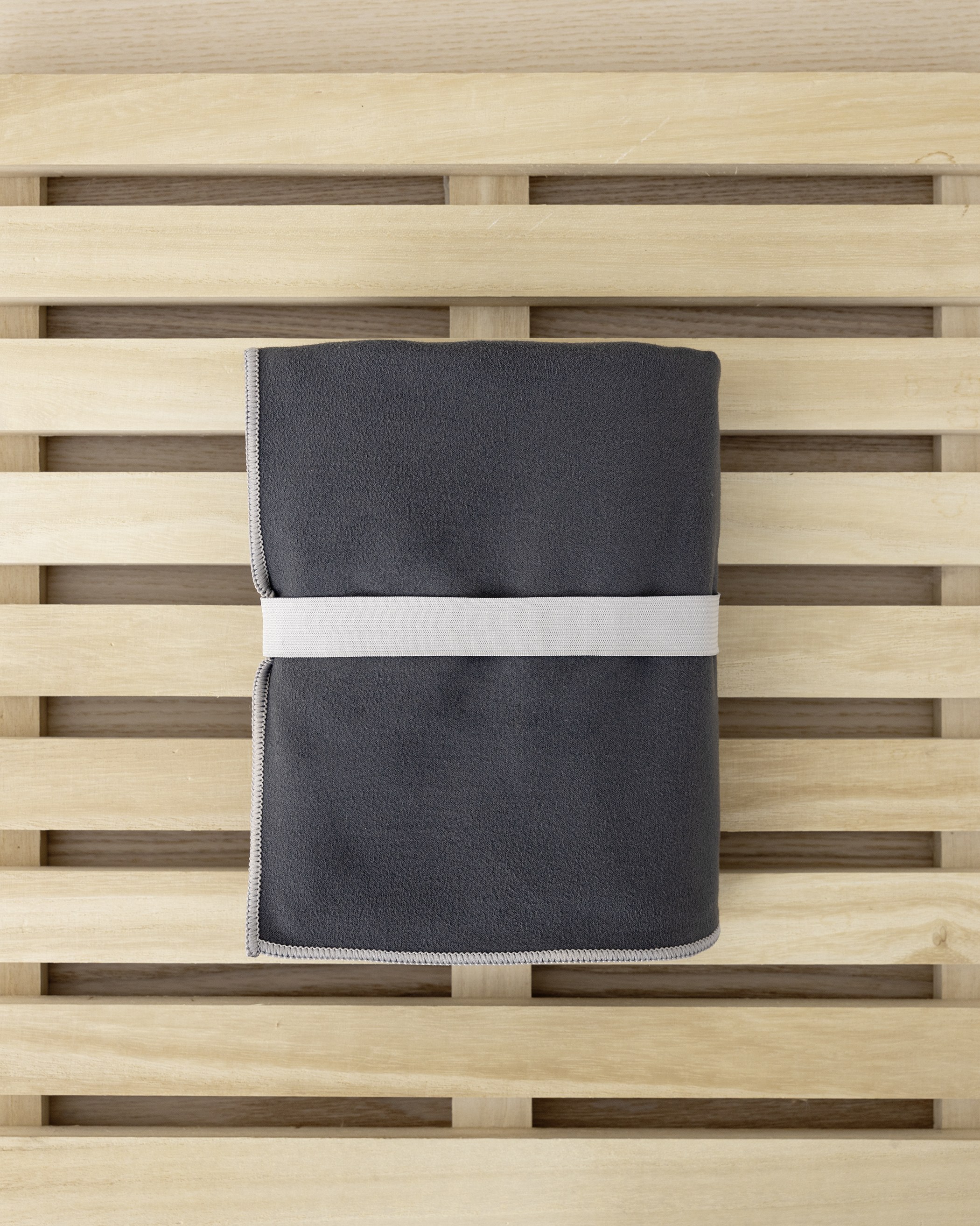 Πετσέτα Θαλάσσης Nima Riva Dark Gray Γκρι 75x150