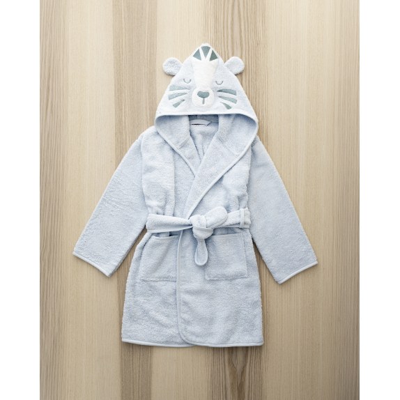 Βρεφικό Μπουρνούζι Nima Tiggy Σιέλ No 3/4