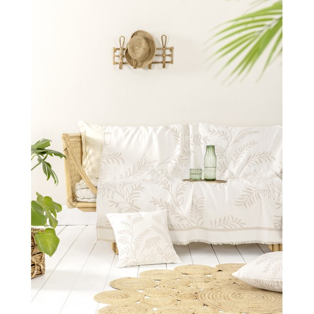 Ριχτάρι Τριθέσιου Nima Lillian Εκρού, Μπεζ 180x300