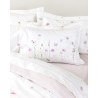 Σετ Σεντόνια King Size 4 Τεμαχίων Nima Everbloom Ροζ, Λευκό 270x280