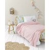 Παιδική Κουβέρτα Πικέ Μονή Nima Dune Pink Ροζ 160x240