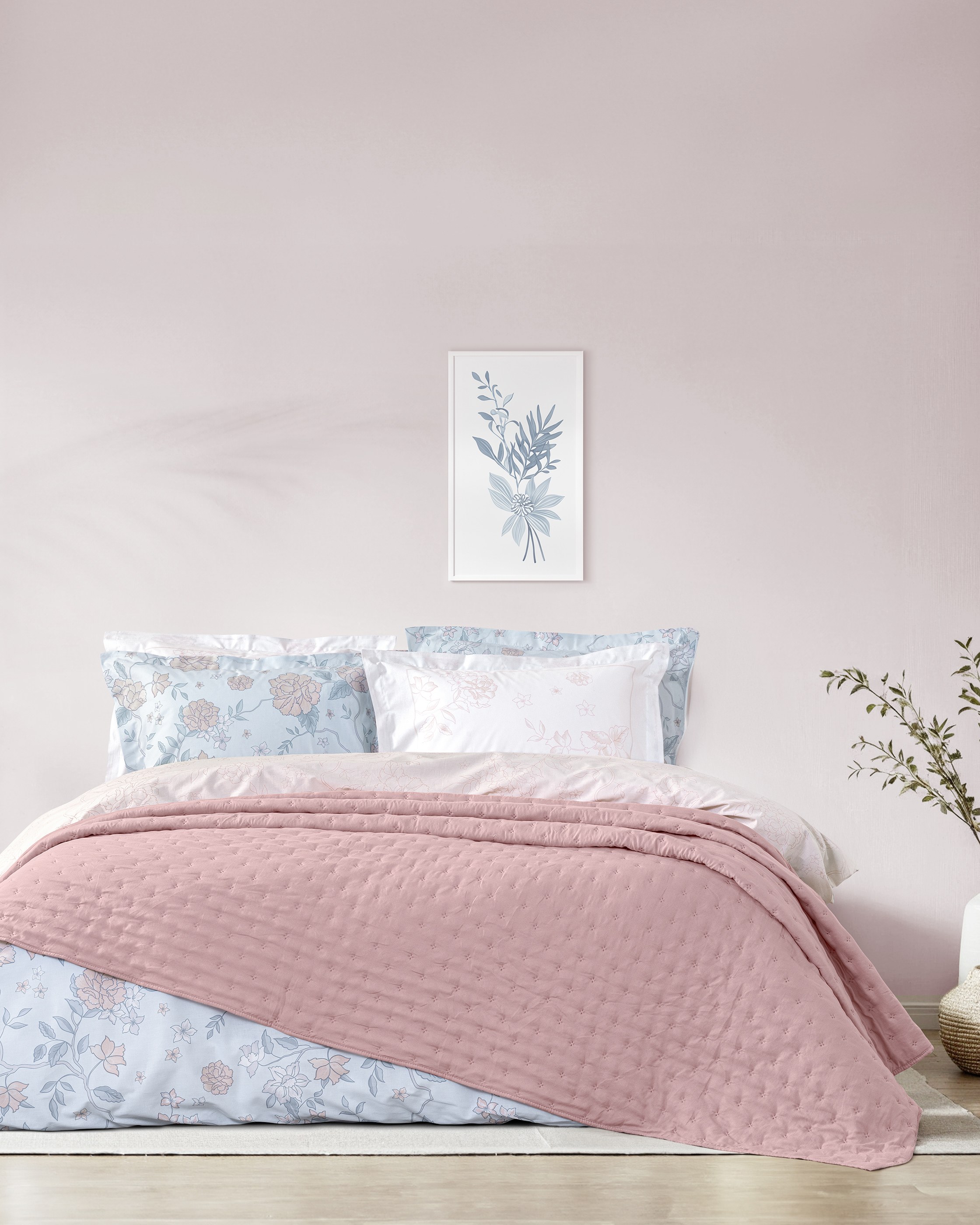 Κουβερλί King Size Nima Clay Apple Pink Ροζ 240x260