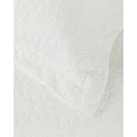 Σετ Κουβερλί King Size 3 Τεμαχίων Nima Calla Ivory Εκρού 240x260