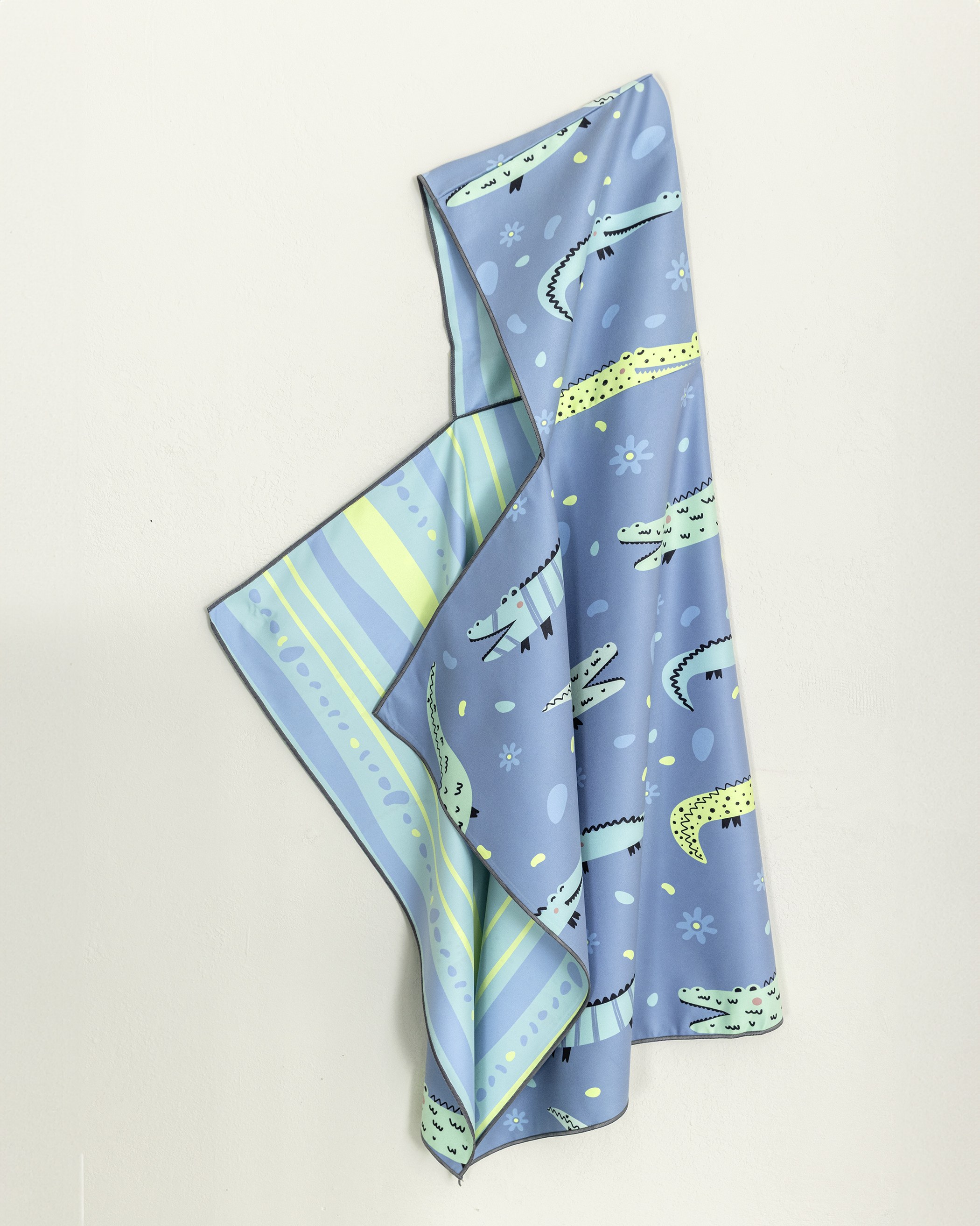 Παιδική κάπα με κουκουλα Nima Rokko Τιρκουάζ, Σιέλ, Μπλε 70x120