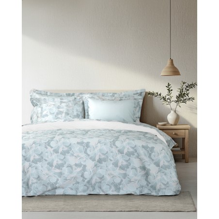 Σετ Σεντόνια King Size 4 Τεμαχίων Nima Bellagio Σιέλ, Μπλε, Μέντα 270x280