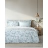Σετ Σεντόνια King Size 4 Τεμαχίων Nima Bellagio Σιέλ, Μπλε, Μέντα 270x280