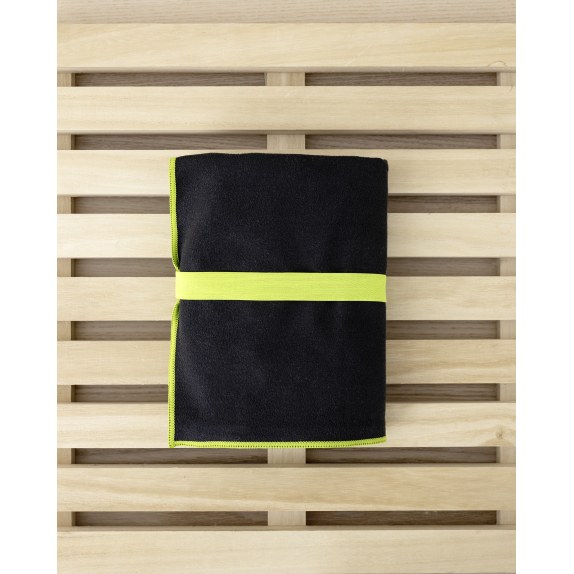 Πετσέτα Θαλάσσης Nima Riva Black Μαύρο 75x150