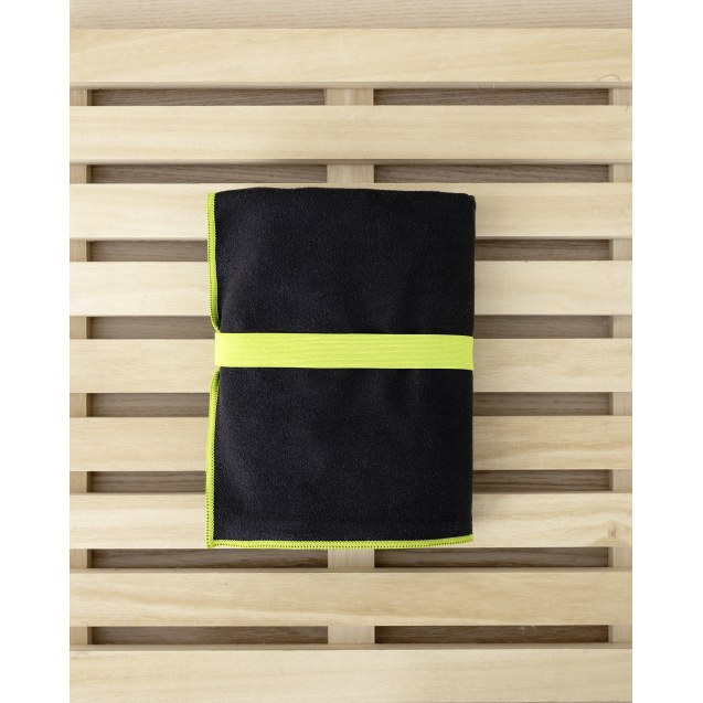 Πετσέτα Θαλάσσης Nima Riva Black Μαύρο 75x150