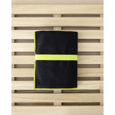 Πετσέτα Θαλάσσης Nima Riva Black Μαύρο 75x150