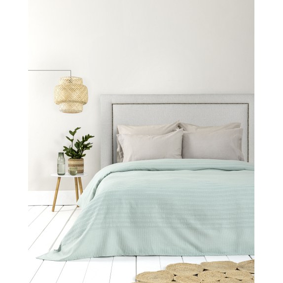 Κουβέρτα Μονή Nima Dune Minty Blue Μέντα, Πράσινο 160x240