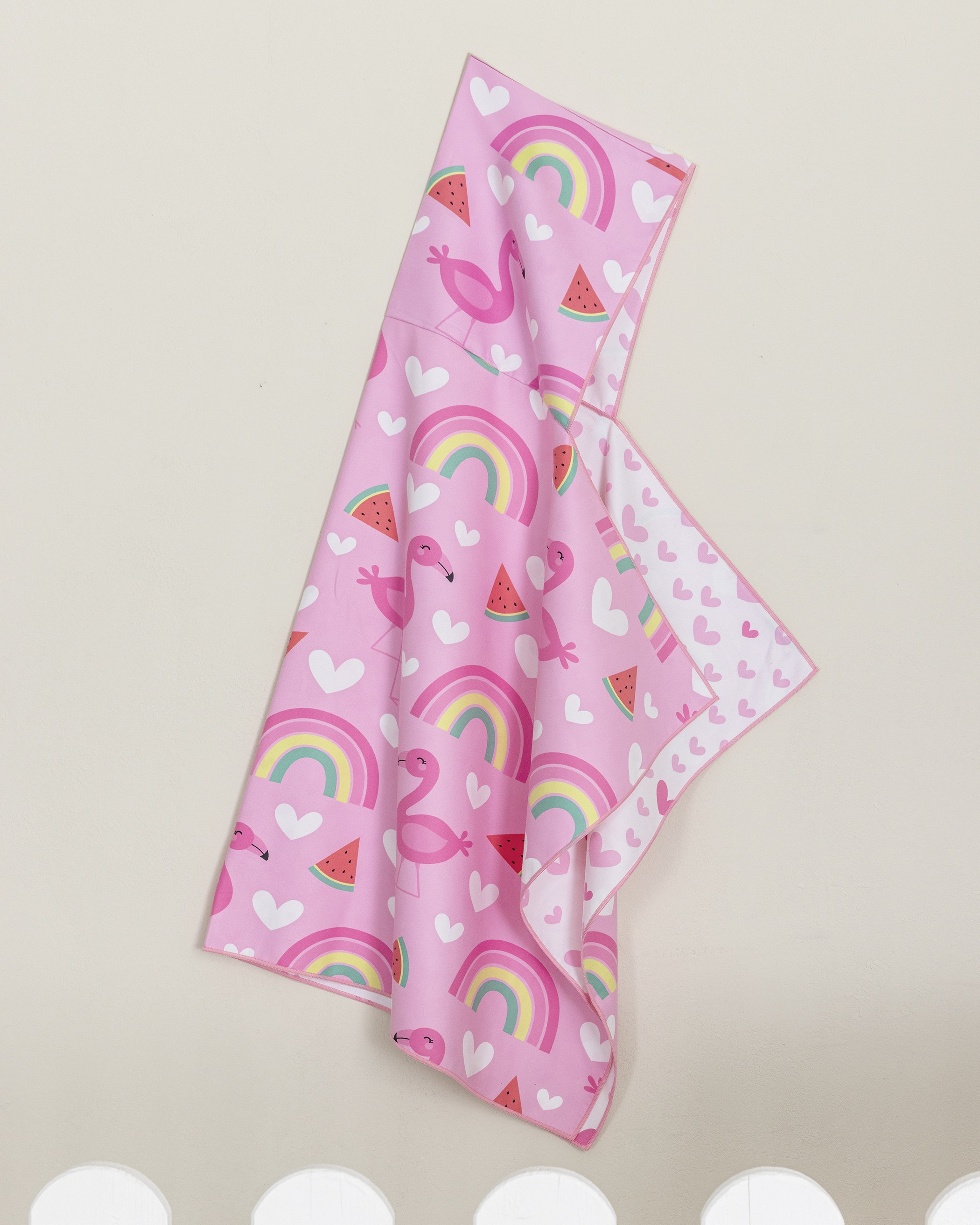 Παιδική κάπα με κουκουλα Nima Lola Ροζ, Φούξια 70x120