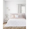 Κουβερλί King Size Nima Amelia Λευκό, Ροζ 240x260