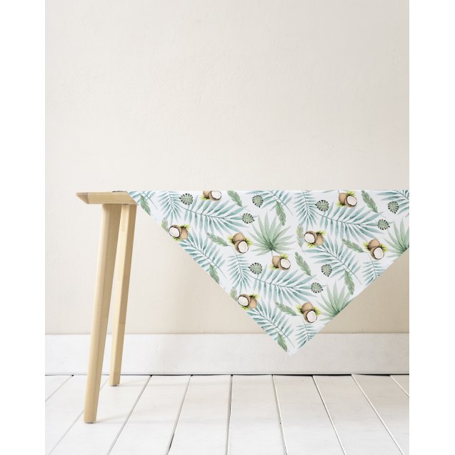 Καρέ Nima Coconut Σιέλ, Πετρόλ 85x85