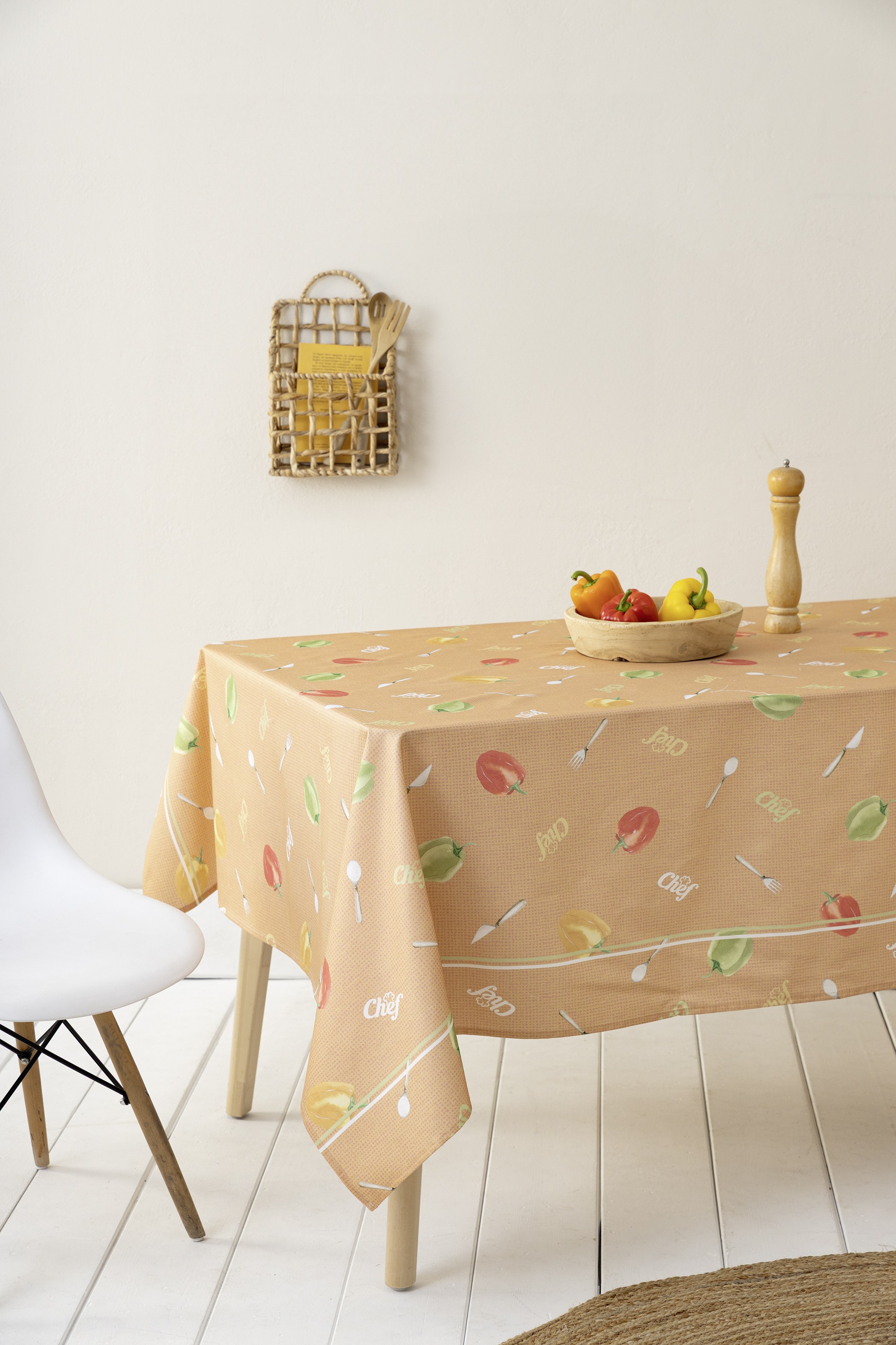 Τραπεζομάντηλο Nima Chef Πορτοκαλί 140x240