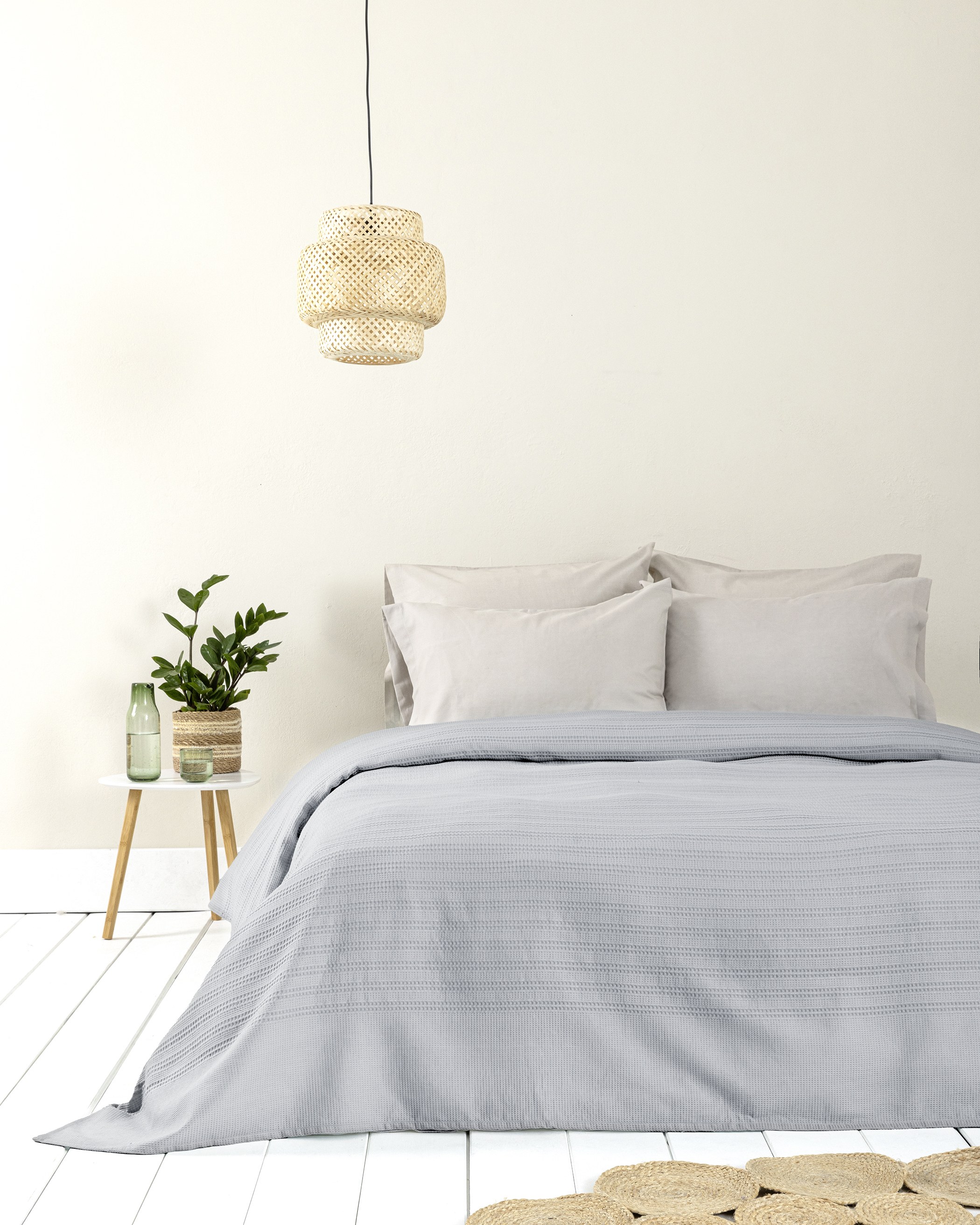 Κουβέρτα Υπέρδιπλη Nima Dune Gray Γκρι 220x240