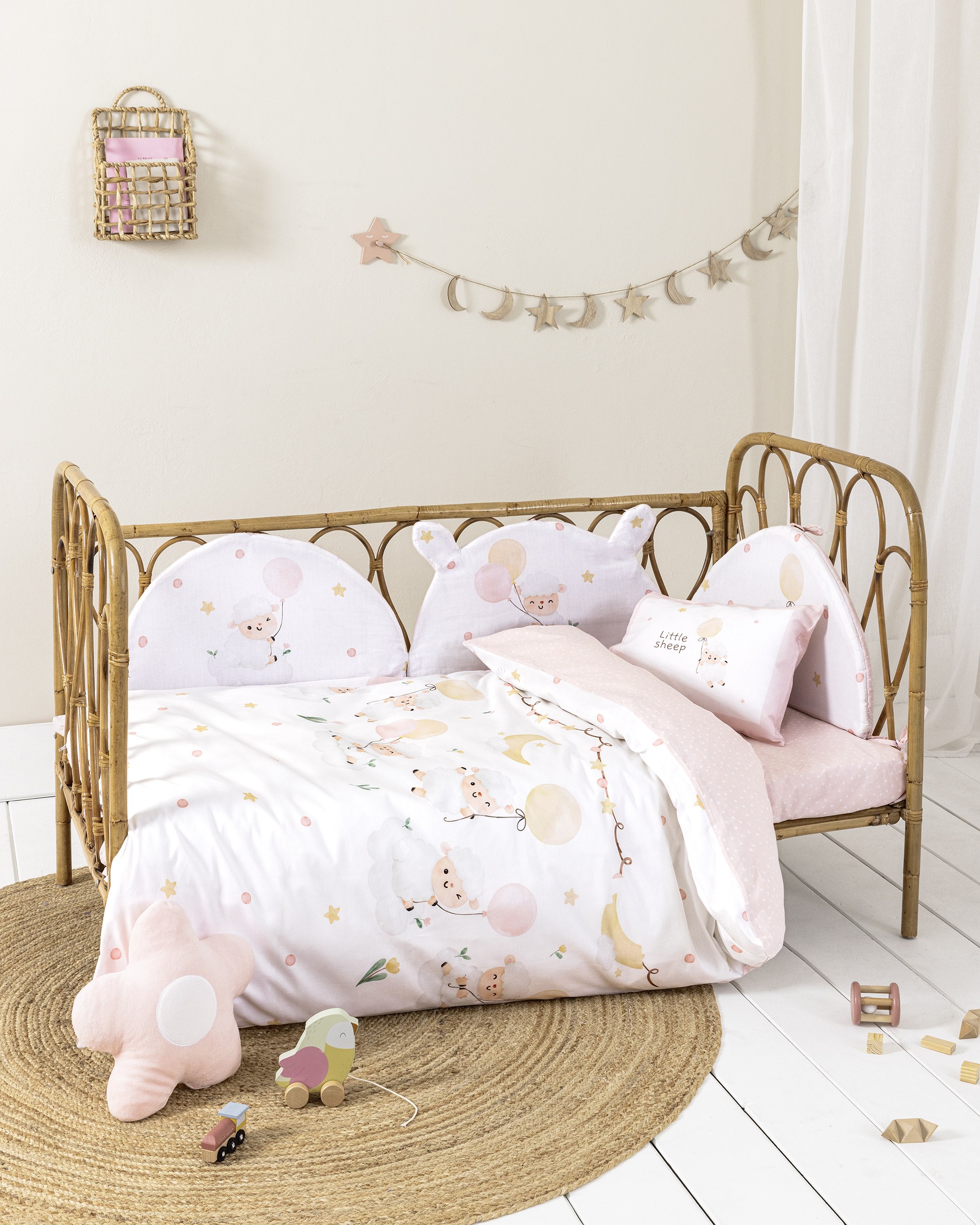 Πάντα Nima Little Sheep Ροζ 40x200