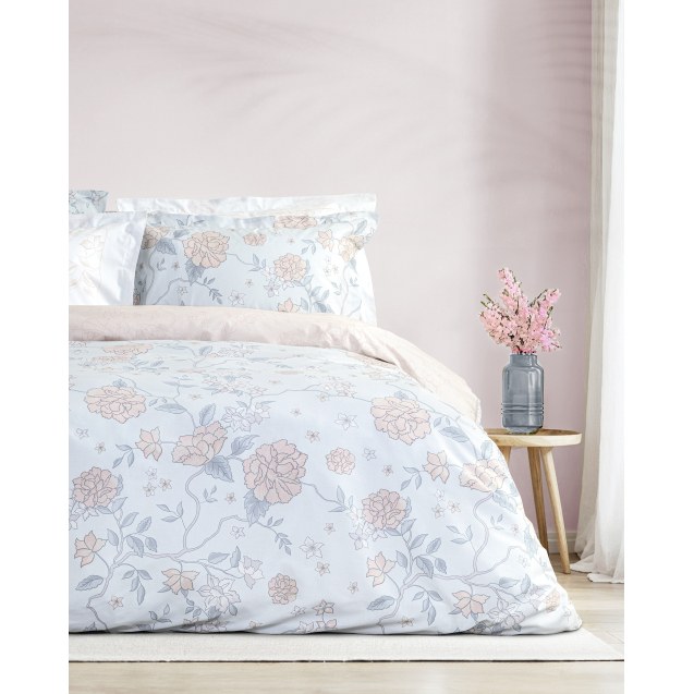 Σετ Σεντόνια Διπλά 4 Τεμαχίων Nima Floral Dream...