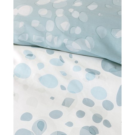 Σετ Σεντόνια Ημίδιπλα 3 Τεμαχίων Nima Aesthetic Λευκό, Μπλε, Τιρκουάζ, Σιέλ 190x260