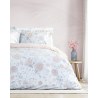 Σετ Σεντόνια Μονά με Λάστιχο 3 Τεμαχίων Nima Floral Dream Σιέλ, Τιρκουάζ, Ροζ 100x200+32