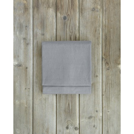 Σεντόνι Διπλό με Λάστιχο Unicolors - Medium Gray-5206482190085